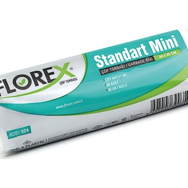Florex Florex Standart Mini Boy Çöp Torbası Beyaz 44 x 45 cm 10 x — 4. ürün görseli