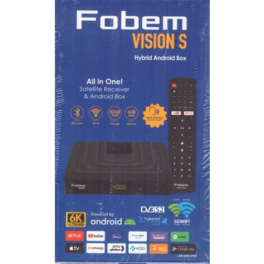 Fobem Fobem Vision S Hibrit Ses Komutlu Uydu Alıcılı Android 14 TV Box 4GB Ram 32GB Hafıza 1.5Ghz — 5. ürün görseli