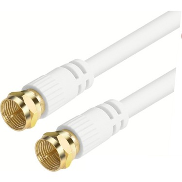 For Line Fabrikasyon Gold Uç F Konnektörlü 5 Metre Rg6/u4 Full Hd 3D 4K Anten Tv Çanak Uydu fiyatı ve görseli