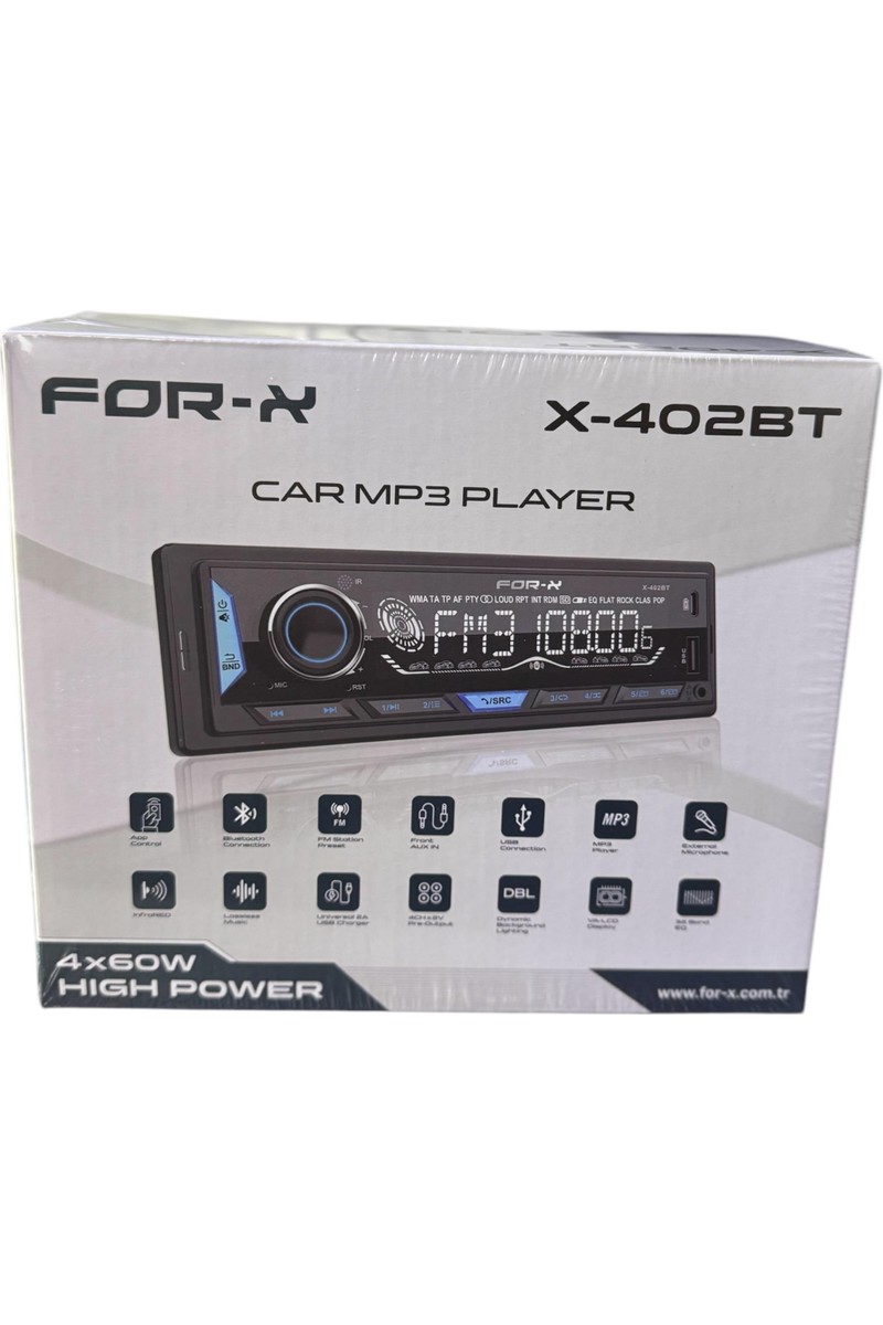 For-x For-x X-402BT Oto Teyp Bluetooth Bağlantılı MP3 Çalar 2025 Yılı Yeni Ürün — 2. ürün görseli