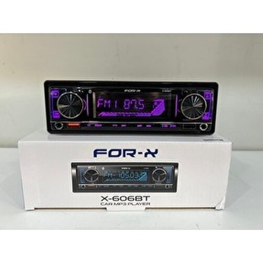 For-x FOR-X X-606BT Oto Teyp Bluetooth, AUX ve USB Bağlantı Özellikleri ile MP3 Medya — 5. ürün görseli