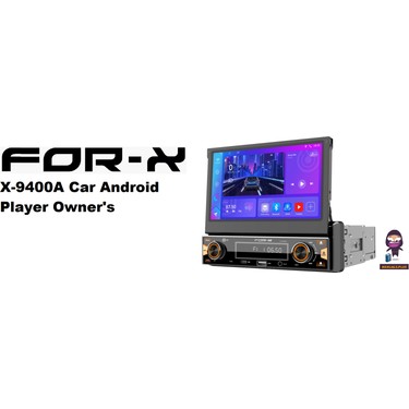 For-x For-X X-9400A V3 Yeni Serii 7 Inc 2RAM-32HAFIZA Android Indash Bt USB Aux Oto — 2. ürün görseli