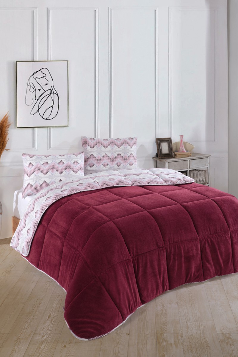 Formeya Formeya Tek Kişilik Lüx Wellsoft Yorgan Çift Taraflı Yastık Kılıflı 155x215 cm Yorgan — 2. ürün görseli