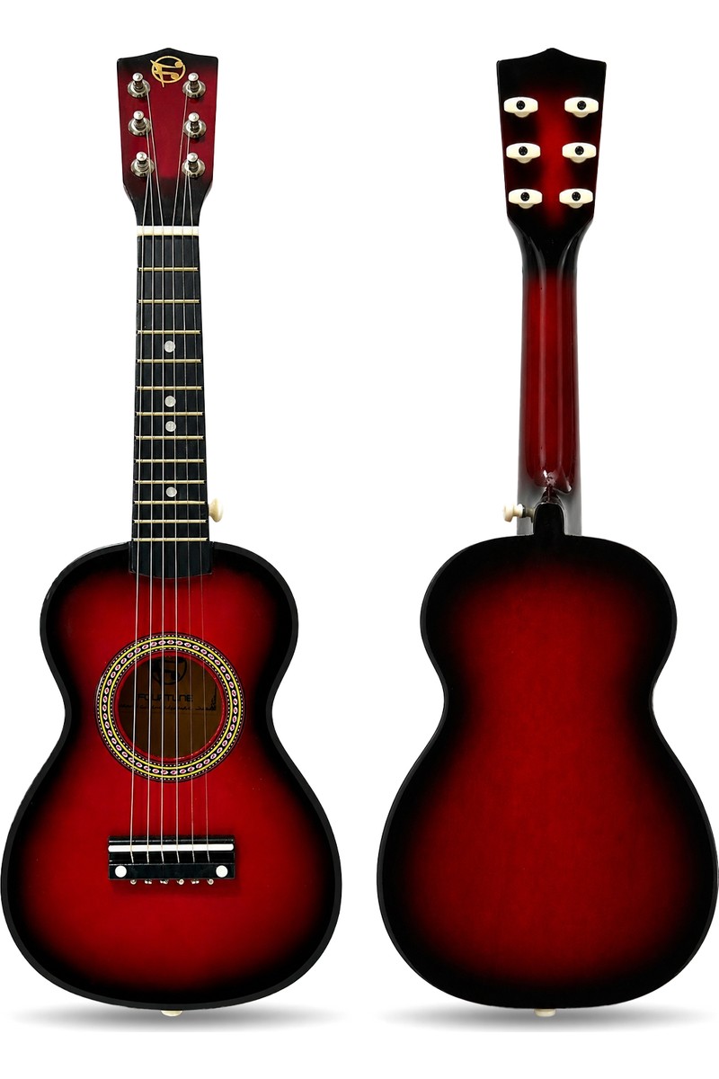 FOURTUNE FOURTUNE Loki T-80RD 6 Telli Kırmızı Çocuk Gitarı Gerçek Ağaç — 3. ürün görseli