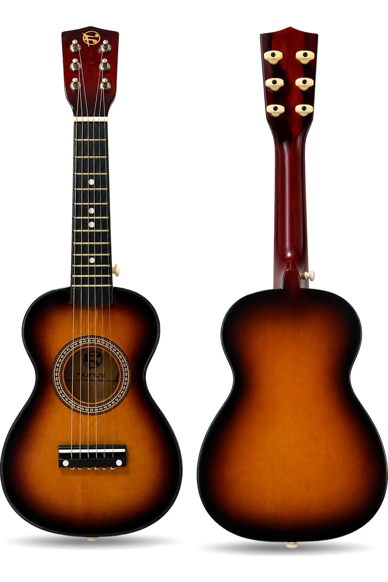 FOURTUNE FOURTUNE Loki T-80SB 6 Telli Sunburst Çocuk Gitarı Gerçek Ağaç — 3. ürün görseli