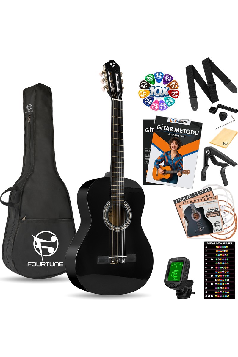 FOURTUNE Nova UKS-21DPK Soprano Pembe Ukulele Seti