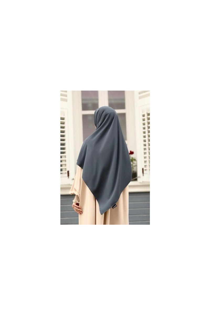 Fresco Fresco Scarfs Tesettür Hijab Medine Ipeği Eşarp 120x120 Antrasit — 2. ürün görseli