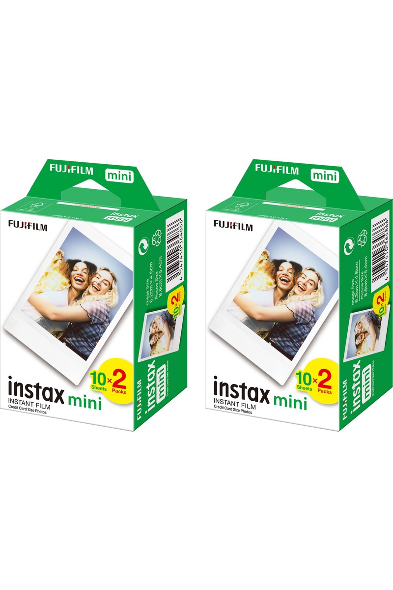 Fujifilm Instax Mini 20'li Film 2'li Set 40 Adet POZZ-FOTSN00005-22 Hızlı Çekim Fotoğraf Filmi