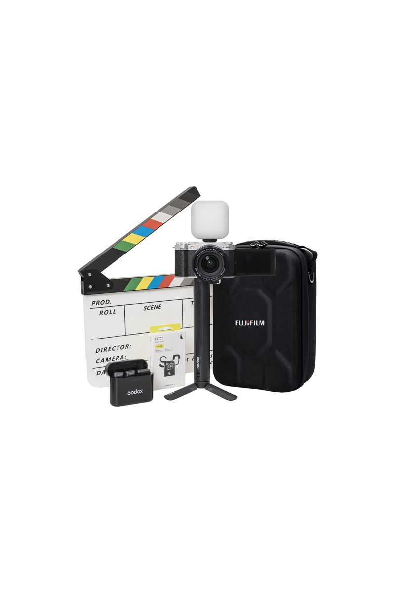 Fujifilm Vlogger M5 Kit Iı Gümüş Fotoğraf Makinesi