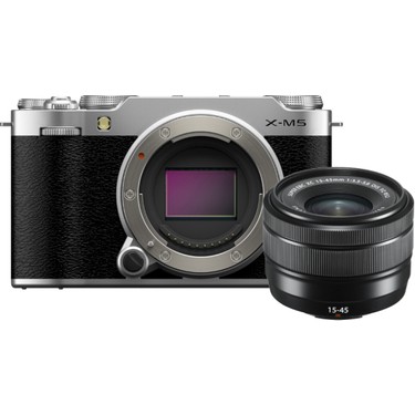 Fujifilm Fujifilm X M5 Gümüş + XC15 45 mm Lensli Fotoğraf fiyatı ve görseli