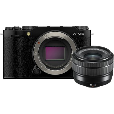 Fujifilm Fujifilm X M5 Siyah + XC15 45 mm Kit Fotoğraf fiyatı ve görseli
