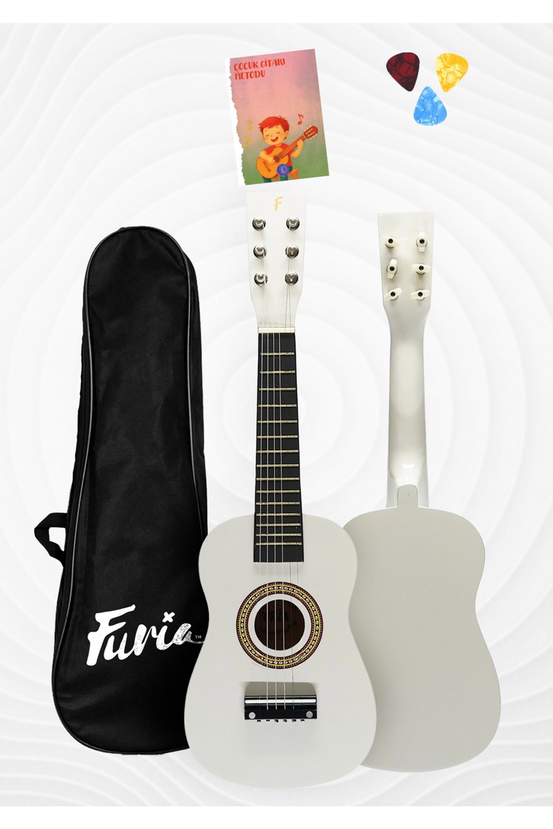 Furia FR-23WH 6 Telli Çocuk Gitarı - Beyaz