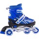 Furkan Toys Furkan Toys F-Sports  Siyah Ayarlabilir 2+2 Işıklı Metal Alıştırma Pateni — 5. ürün görseli