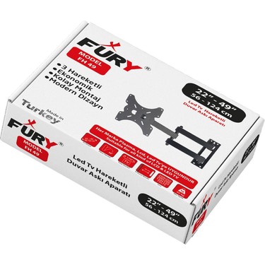 Fury Fury Hareketli LCD LED Televizyon Duvar Asma Aparatı 22- 32"ınch ( 56 - 82 Ekran Arası) Tv Askı — 3. ürün görseli