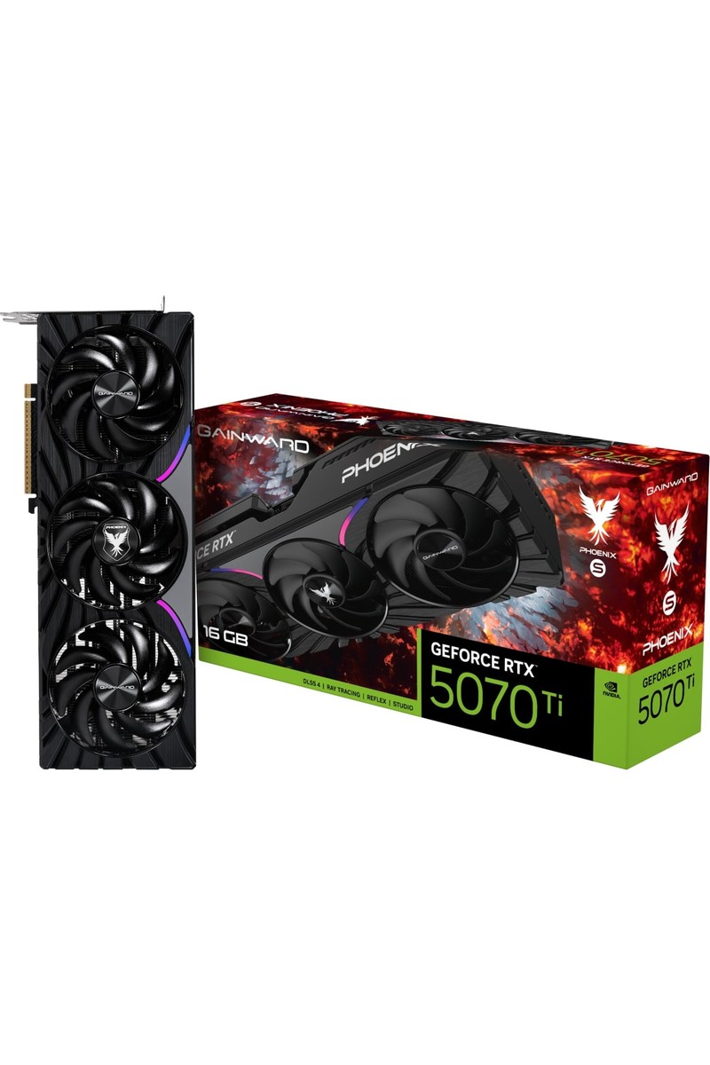 Gainward Gaınward RTX5070 Ti Phoenıx-S 16GB Gddr7 256BIT Gaming (Oyuncu) Ekran Kartı