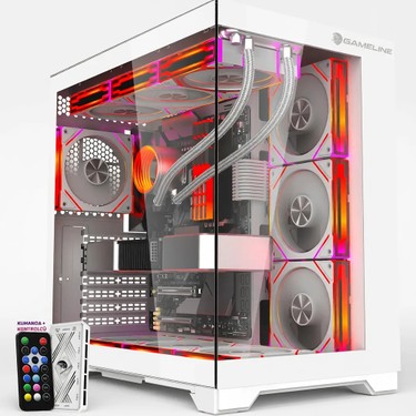 Gameline Gameline Grand Premium 7x ARGB Fan Kumandalı USB 3.0 Gaming Bilgisayar Kasası — 6. ürün görseli