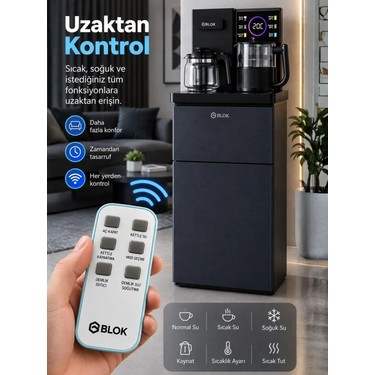 GBlok GBLOK Akıllı Sıcak Soğuk Su Sebili Çay Kahve İstasyonlu Gizli Damacanalı — 3. ürün görseli