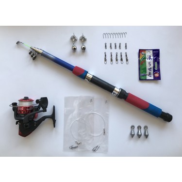 Genba Genba 30 Parça Çocuk Olta Seti 180 cm Uzunlukta Kaliteli Fiber Malzeme ile fiyatı ve görseli