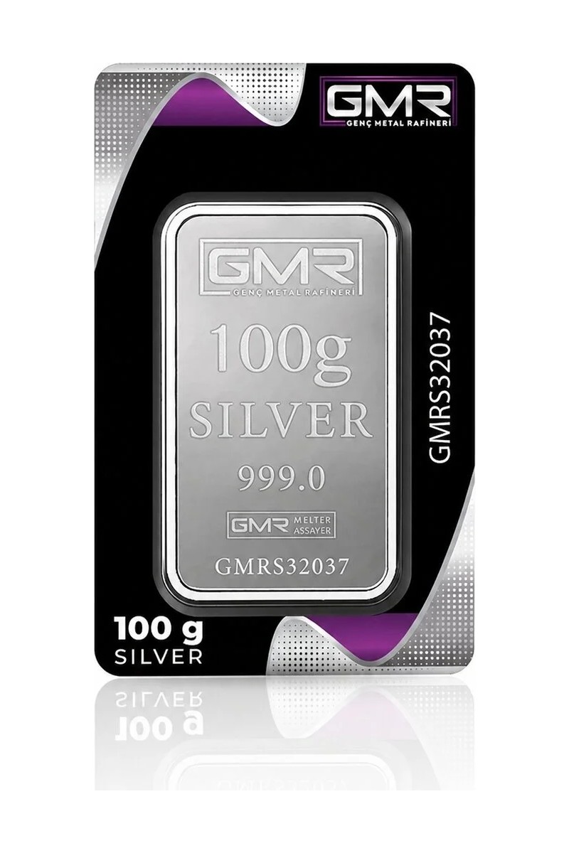 Genç Metal Rafineri Genç Metal Rafineri AgaKulche 100 Gram 999.0 Ayar GMR Külçe — 4. ürün görseli