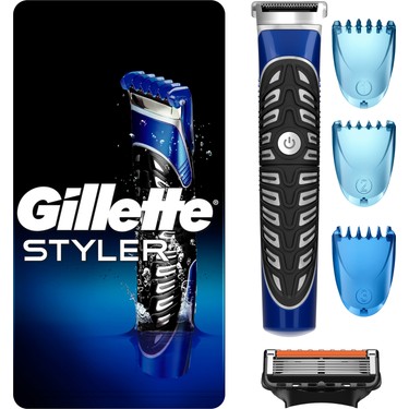 Gillette Gillette Fusion Styler 4'ü 1 Arada Erkek Hassas Vücut Tüyü ve Sakal Düzeltici Tıraş fiyatı ve görseli
