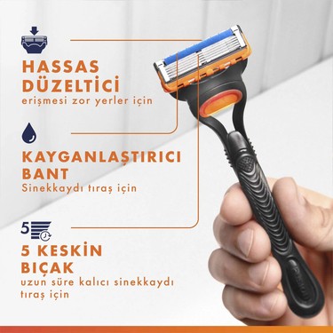 Gillette Gillette Fusion Tıraş Makinesi + 2 Yedek Tıraş — 4. ürün görseli