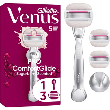 Gillette Venus Gillette Venus Pro Comfortglide Sugarberry Kokulu Kadın Tıraş Makinesi, Olay — 2. ürün görseli