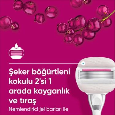 Gillette Venus Gillette Venus Pro Comfortglide Sugarberry Kokulu Kadın Tıraş Makinesi, Olay — 4. ürün görseli