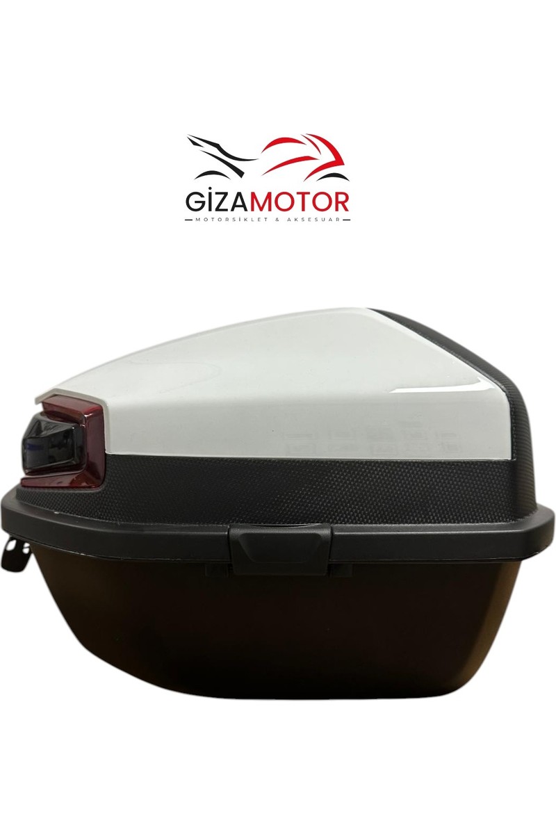 Giza Giza Motor GİZA MOTOR 33 Litre Motosiklet Çantası Beyaz — 3. ürün görseli