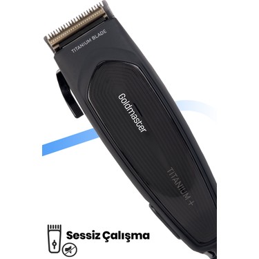 Goldmaster Goldmaster GM-8116 Titanyum Saç Kesme Makinesi Titanyum — 3. ürün görseli