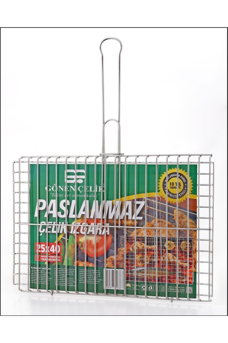 Gönen Çelik Tel Mangal Izgarası Paslanmaz Çelik Krom