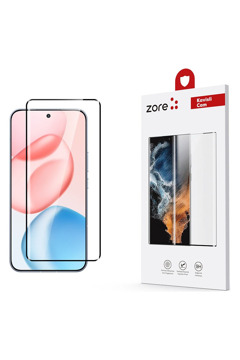Goocamp Honor 400 Pro Zore Full Yapışkanlı Cam Ekran Koruyucu - Şeffaf