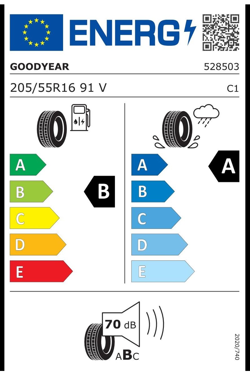 Goodyear Goodyear 205/55 R16 91V Efficientgrip Performance Oto Yaz Lastiği (Üretim: 2026) — 2. ürün görseli