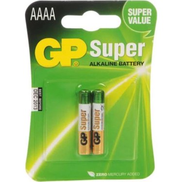 GP GP AAAA 25A Alkalin İncenin İncesi Pil 2'li Paket — 3. ürün görseli
