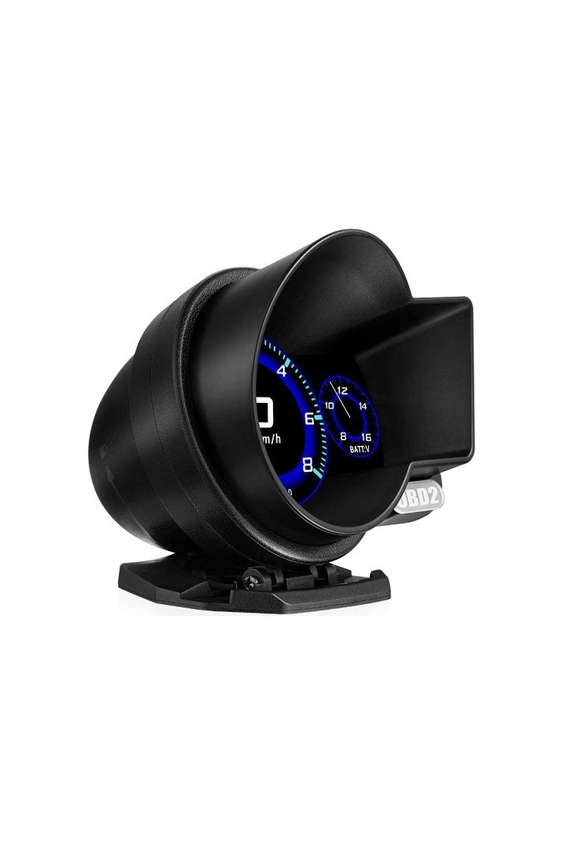 Gplus Gplus F8 Pro Hud Head Up Display Obd 48 Fonksiyonlu Araç Data Yansıtıcı Alarmlı Erken Uyarı Sistemi Hız Devir Gösterge Ekranı — 2. ürün görseli