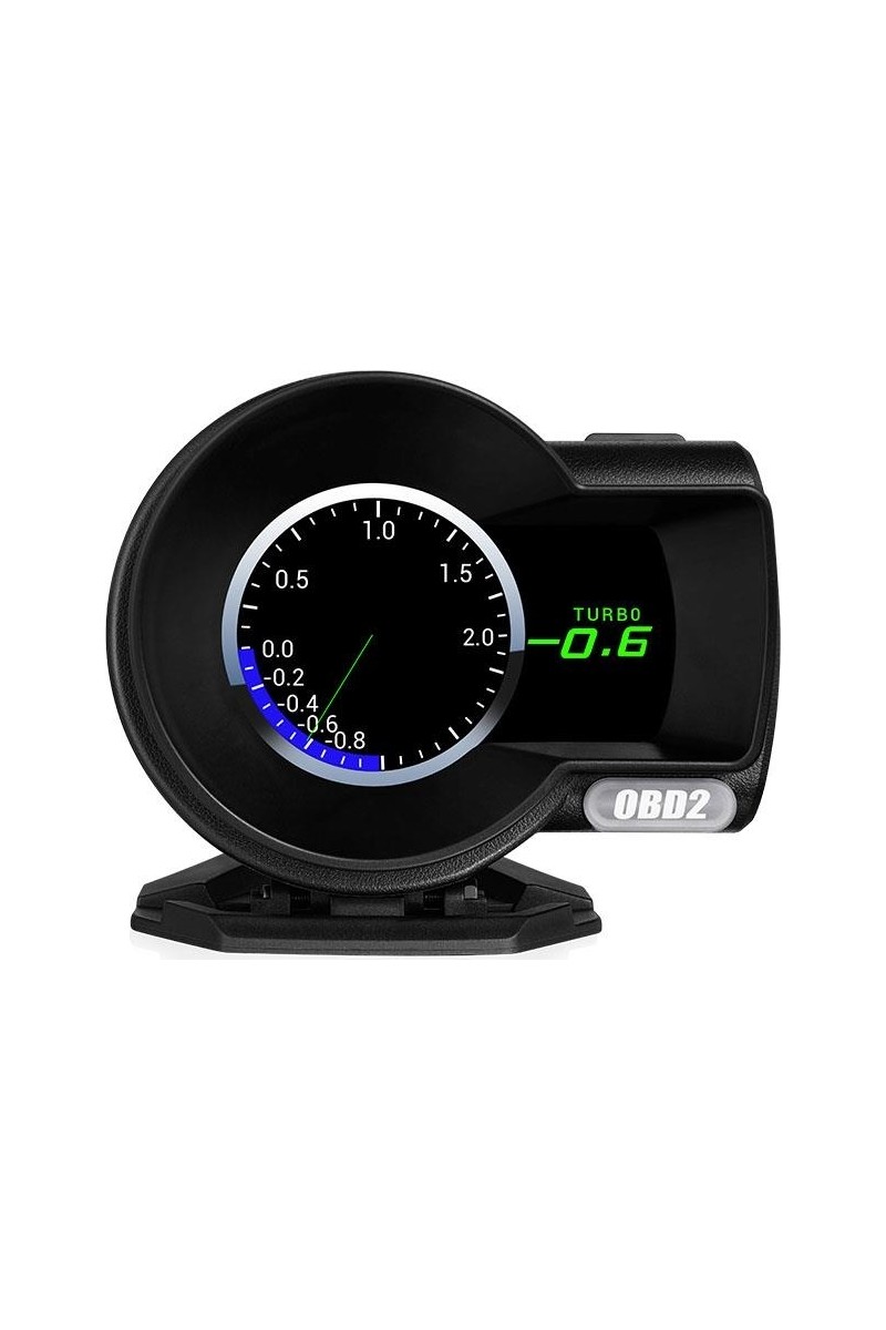 Gplus Gplus F8 Pro Hud Head Up Display Obd 48 Fonksiyonlu Araç Data Yansıtıcı Alarmlı Erken Uyarı Sistemi Hız Devir Gösterge Ekranı — 3. ürün görseli