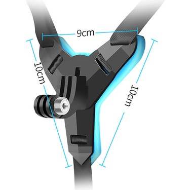 Gplus Gplus GP523 Eken H9R Sjcam SJ4000 Gopro 11 Xiaomi Aksiyon Kameralarla Uyumlu Jaw Mount Kask — 4. ürün görseli