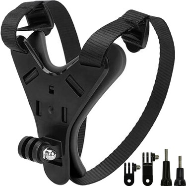 Gplus Gplus GP524 5 Parça Gopro Eken Sjcam Xiomi Aksiyon Kamera Tutuculu Jaw Mount Motor Kask Çene Tutma — 3. ürün görseli