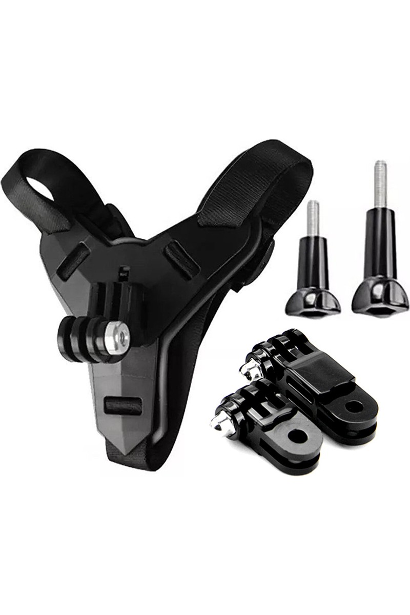 Gplus Gplus GP524 5 Parça Gopro Eken Sjcam Xiomi Aksiyon Kamera Tutuculu Jaw Mount Motor Kask Çene Tutma — 6. ürün görseli