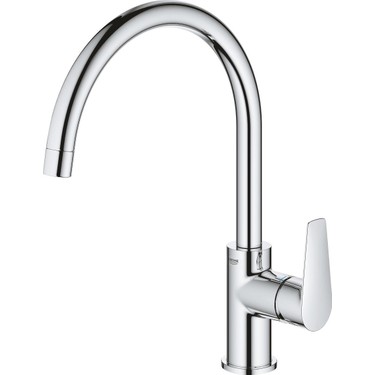 Grohe Grohe Bauedge Tek Kumandalı Eviye Bataryası Gri Esnek Boru Kıvrımı Tezgah Montajı — 2. ürün görseli