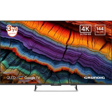 Grundig Grundig 75 GQ 800A 75" 190 Ekran Uydu Alıcılı 4K Ultra HD Google Smart QLED fiyatı ve görseli