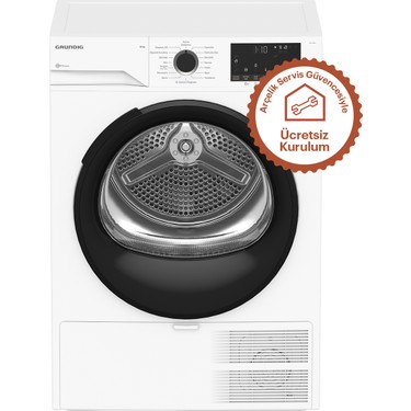 Grundig Grundig Gdh 10884 A+ 10 Kilo Çamaşır Kurutma Makinesi Isı Pompalı Enerji Sınıfı E Dijital Kontrol fiyatı ve görseli