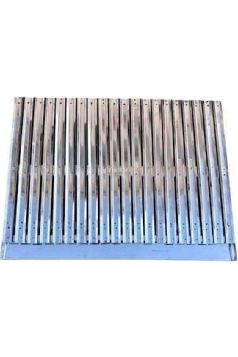 Gülsan Gülsan 30x50 cm Oluklu Mangal Barbekü Izgarası Paslanmaz Krom ile Yağ Damlamasını — 5. ürün görseli