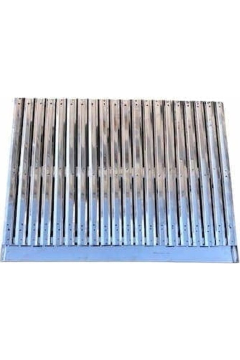 Gülsan Gülsan Mangal Barbekü Izgarası Paslanmaz Krom Oluklu 40x60 — 4. ürün görseli