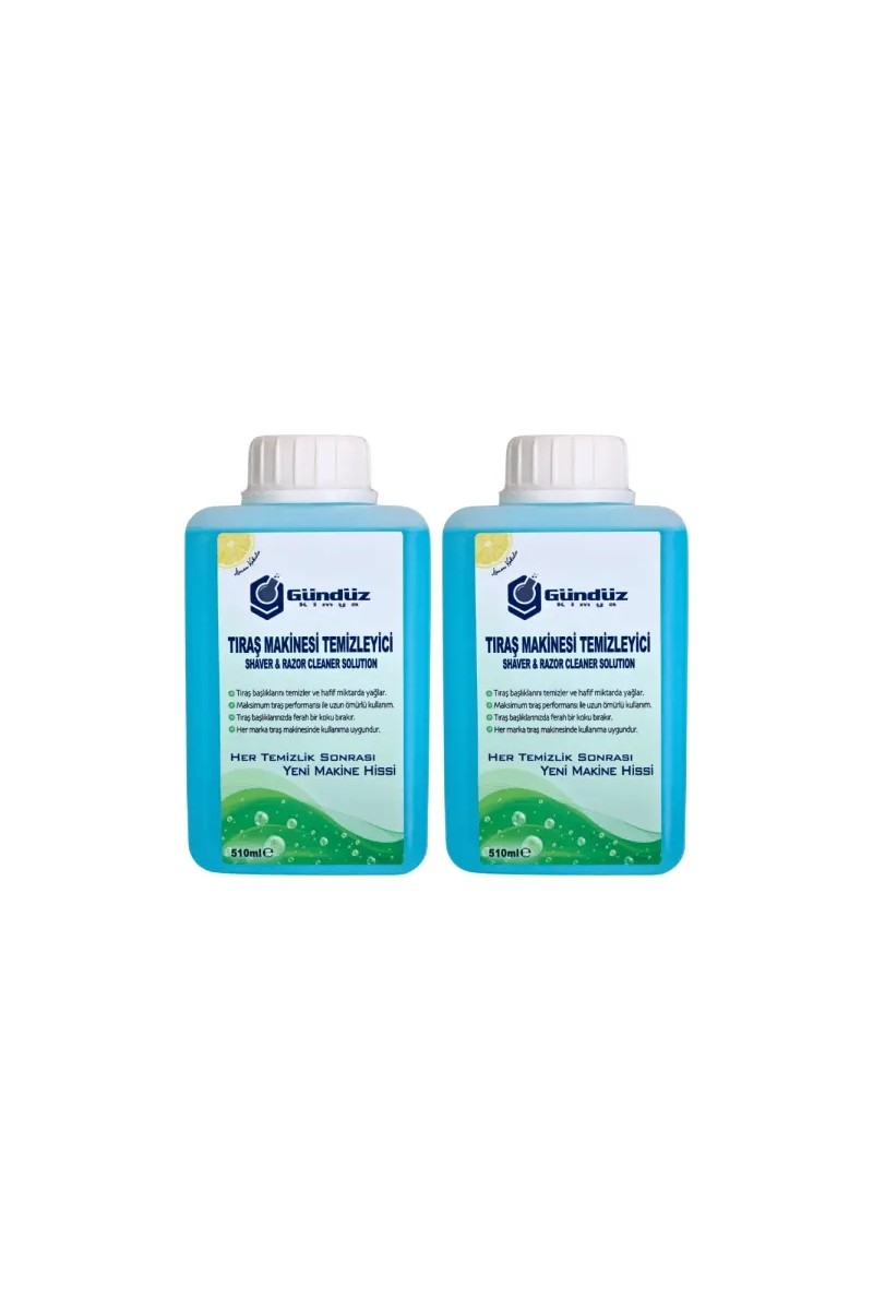 Gündüz Kimya Gündüz Kimya Tıraş Makinesi Temizleme Sıvısı 510 ml Braun Philips Panasonic Uyumlu Derinlemesine — 3. ürün görseli
