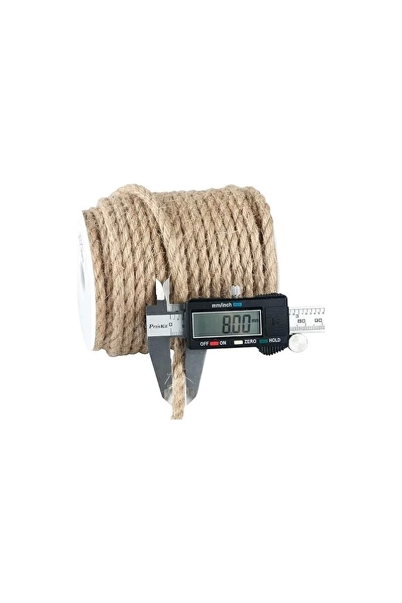 Güven Güven Jüt Halat 8 mm 50 mt Hasır Ip Urgan Ipi Dekoratif Ip — 3. ürün görseli
