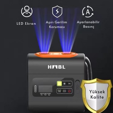 HABL Habl Şarjlı Dijital Şişirme Pompası (Çadır/paddle Board/şişme Yatak Vb.) – 22PSI (1.5 — 3. ürün görseli