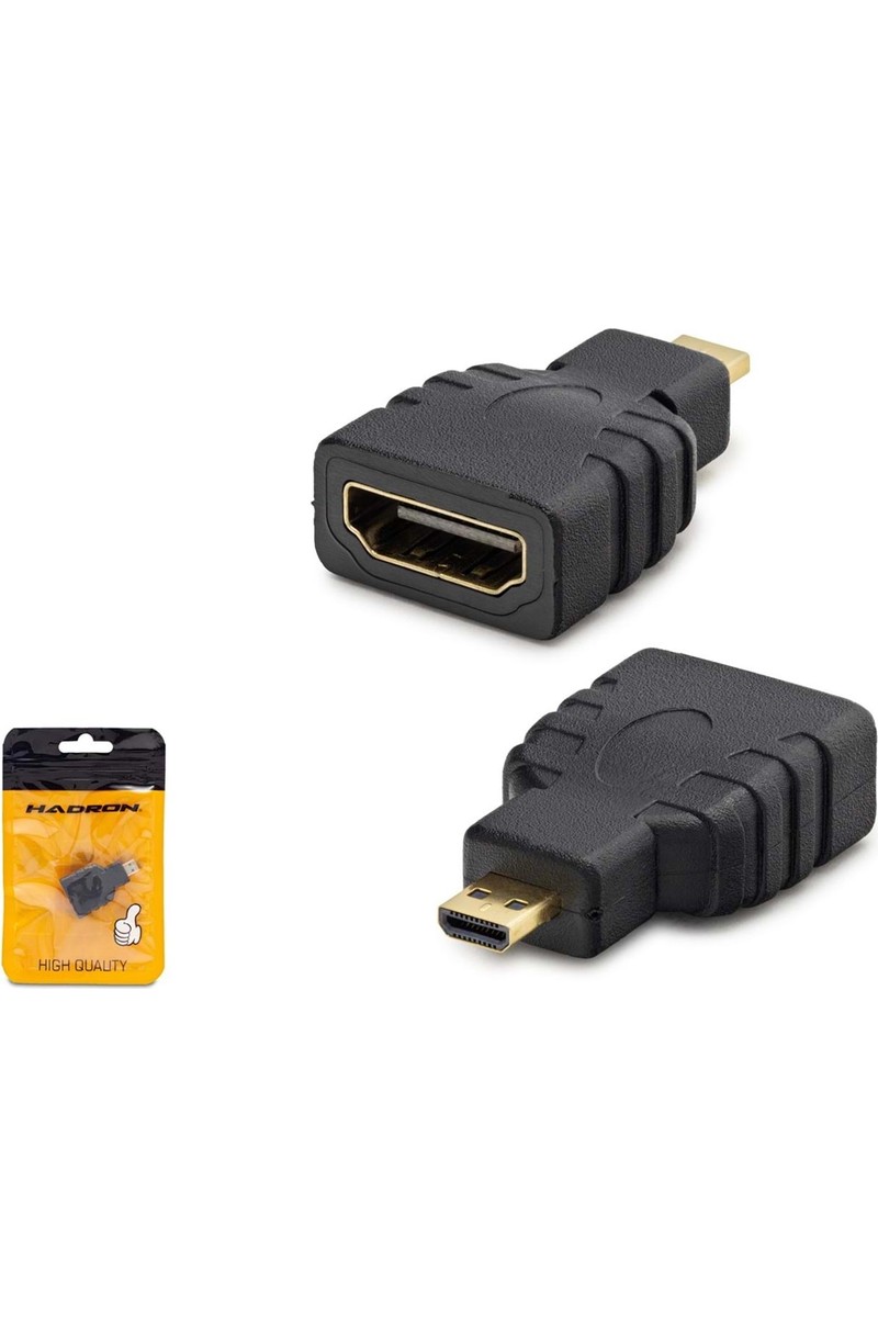 Hadron HDMI Dişi To HDMI Mıcro Erkek Çevirici HDX-1267 Kalite Dönüştürücü