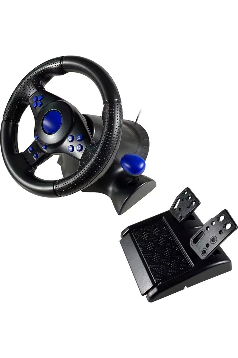 Hadron Hadron VW9803 Oyun Direksiyon Seti PS3 PS2 PC Uyumlu Titreşimli Pedal ve 180° Direksiyon Açısı — 3. ürün görseli