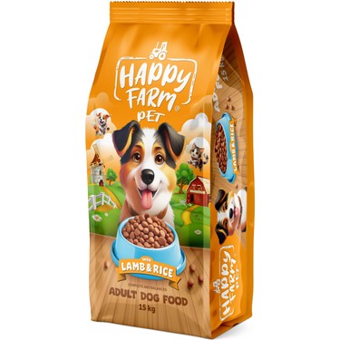 Happy Farm Happy Farm Yetişkin Köpek Maması Kuzu Etli 15 kg Tam ve Dengeli Beslenme — 2. ürün görseli