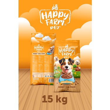 Happy Farm Happy Farm Yetişkin Köpek Maması Kuzu Etli 15 kg Tam ve Dengeli Beslenme — 3. ürün görseli
